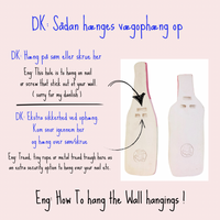 Rosé, keramisk Vægophæng Vinflaske