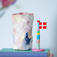 Fun Table Flag. The smallest wooden flag in the series - but the cutest flag we've made.