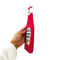 Ketchupflaske, Keramisk væg kunst, Bottle of Ketchup wall hanging.