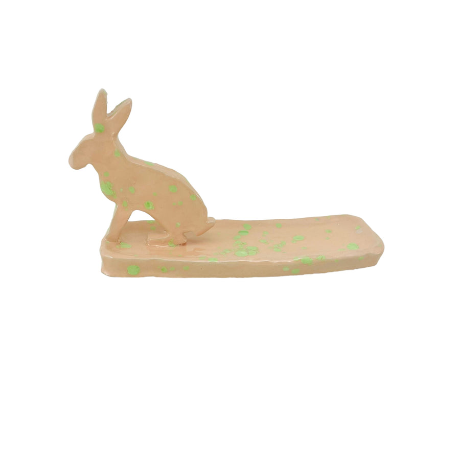 Keramik figur - Kanin på fod