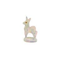 Keramik figur - Bambi med guld øje