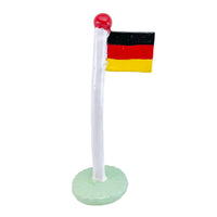 Tysk Klassisk flag med grøn bund
