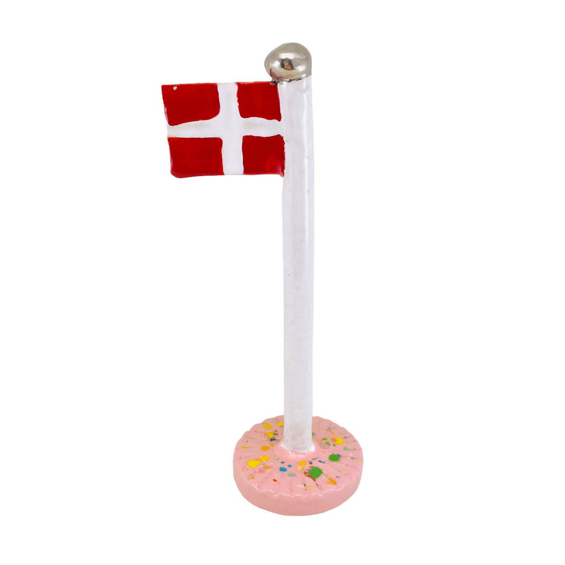 Klassisk Flag med sølv top