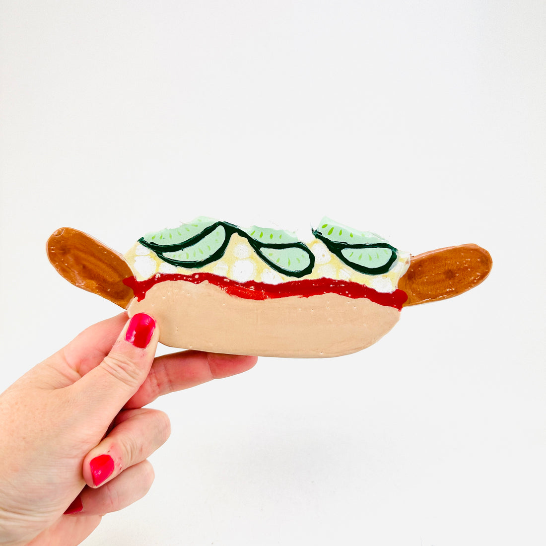 Vægophæng - Hotdog med ristet pølse