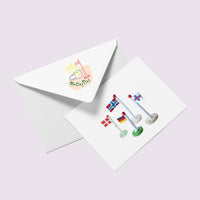 Digitalt Gavekort til Verdenslandeflag / Navneflag