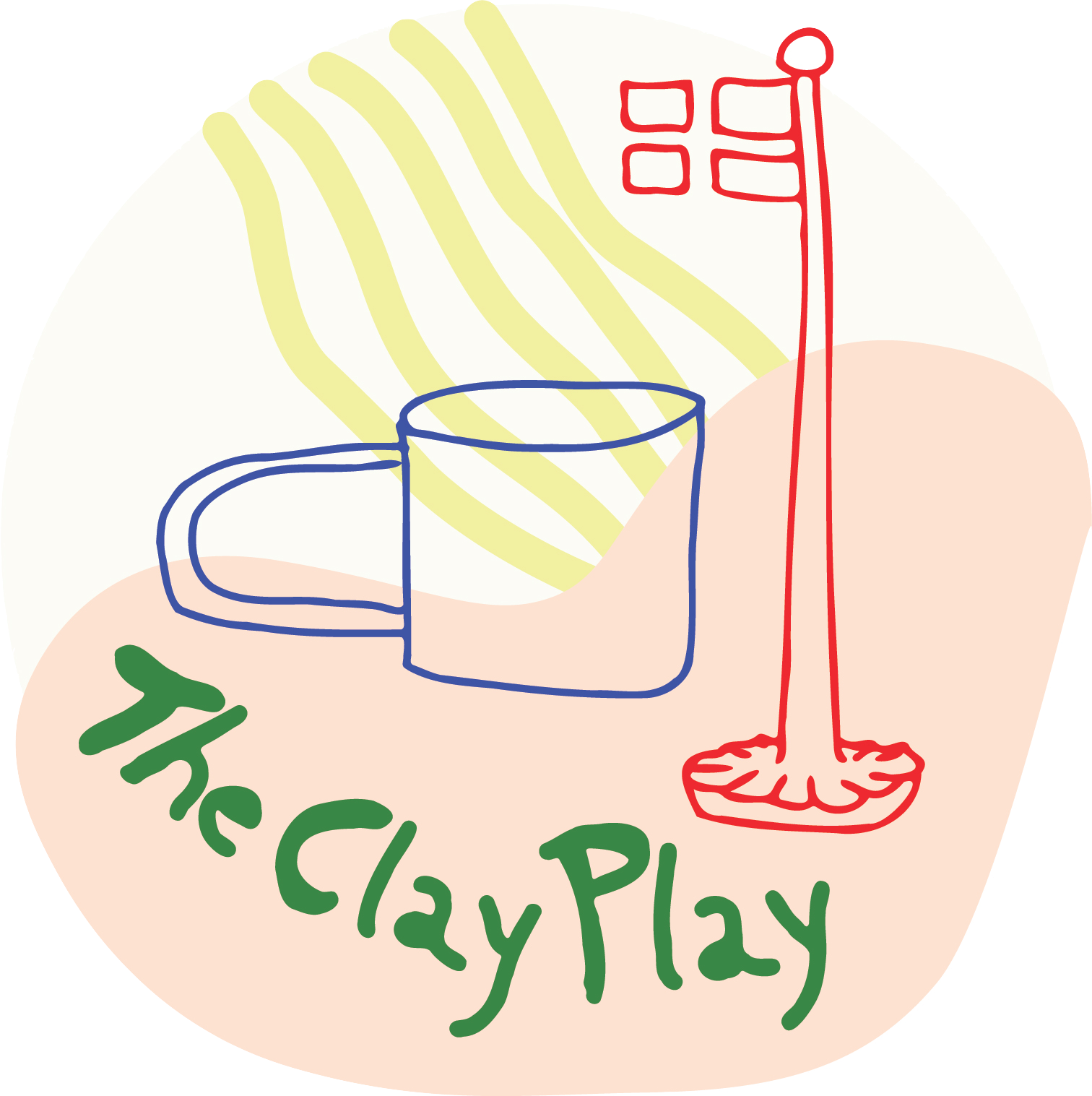theclayplay keramik keramikflag flag dannebrog