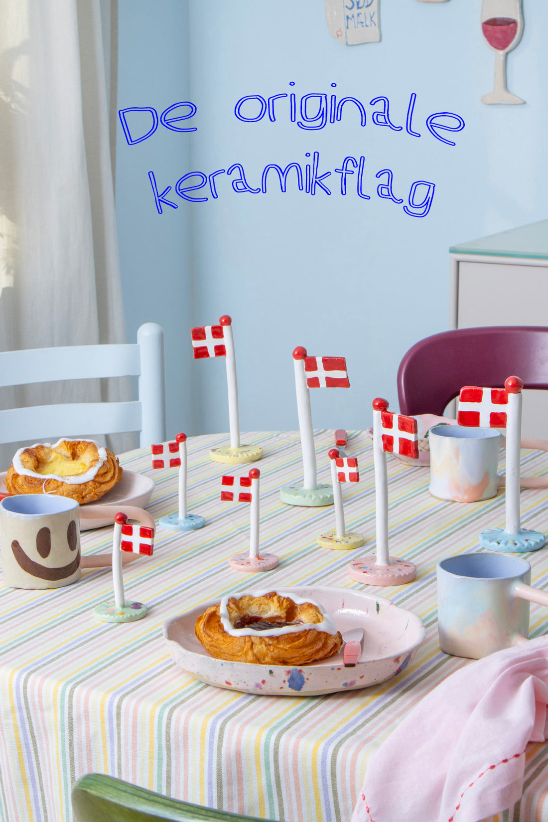 Klassisk Dannebrog - Summer Blue